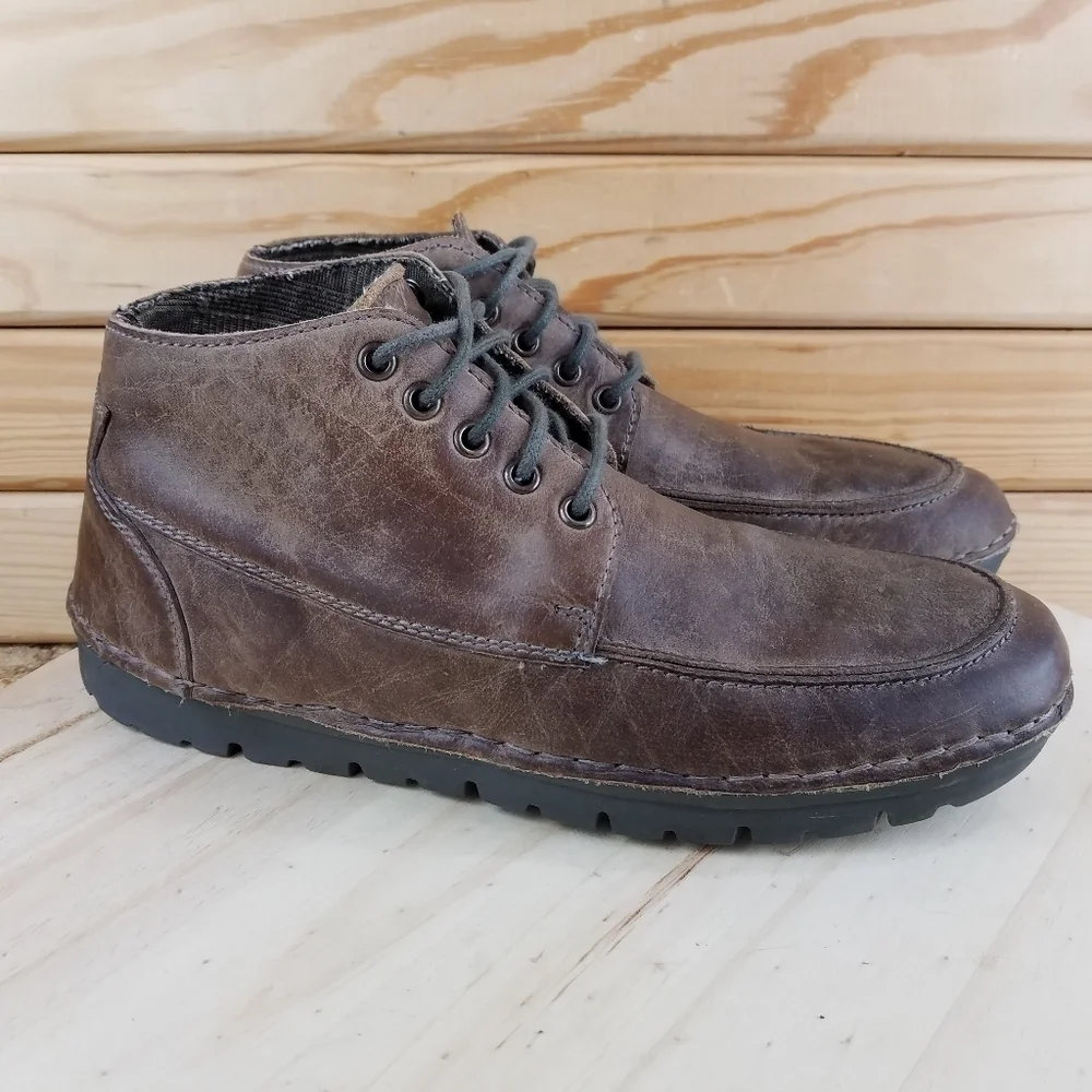 Roan by Bed Stu TOBIAS Men's 9 US Distressed Lace Up Leather Chukka Ankle Boots